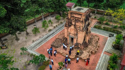 Bảo tồn tối đa giá trị nguyên gốc là yêu cầu quan trọng để Tháp Chót Mạt tiếp tục phát huy giá trị lịch sử, văn hóa và trở thành điểm nhấn trong hành trình khám phá Tây Ninh. Ảnh: Giang Phương/TTXVN