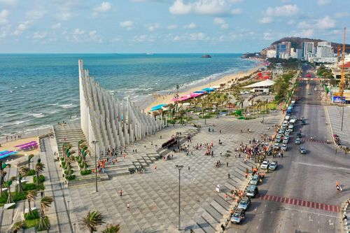 Công viên Thùy Vân (Bãi Sau, phường Vũng Tàu, TPHCM) đã được chỉnh trang hiện đại. ẢNH: HOÀNG HÙNG