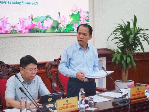 Bộ trưởng Hoàng Thanh Tùng kết luận cuộc họp.