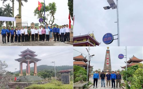 Công trình thanh niên "Thắp sáng địa chỉ đỏ" hoàn thành tại nhiều nghĩa trang trên địa bàn tỉnh Bắc Ninh.
