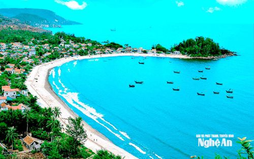 Vẻ đẹp biển Quỳnh. Ảnh tư liệu: Hồ Nhật Thanh