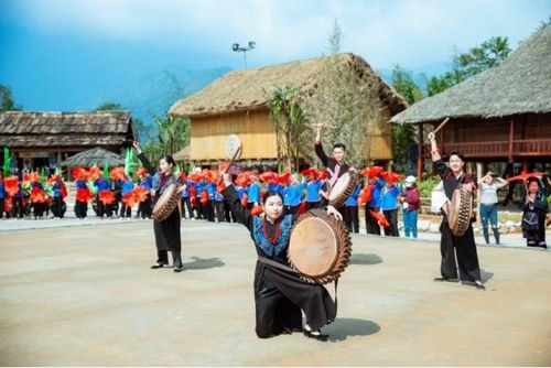 Nhiều hoạt động văn hóa thấm đẫm màu sắc bản địa vô cùng đặc sắc diễn ra tại Bản Mây. (Ảnh: Hiệp hội Du lịch tỉnh Lào Cai)