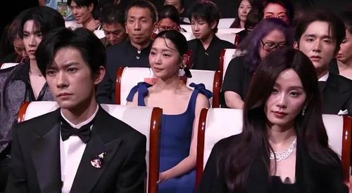  Máy quay cũng ghi lại biểu cảm của Lưu Thi Thi tại khán phòng. Ảnh: Weibo
