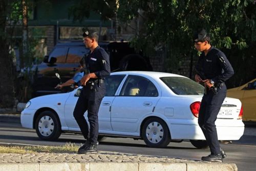 Lực lượng an ninh Iraq tuần tra trên một tuyến phố ở Baghdad ngày 28/6/2026. Ảnh: AFP.