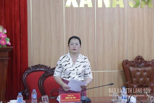 Lãnh đạo Sở NN&MT phát biểu tại buổi kiểm tra