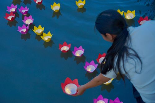 Chị Nguyễn Thị Phương cùng với lời nguyện cầu bình an