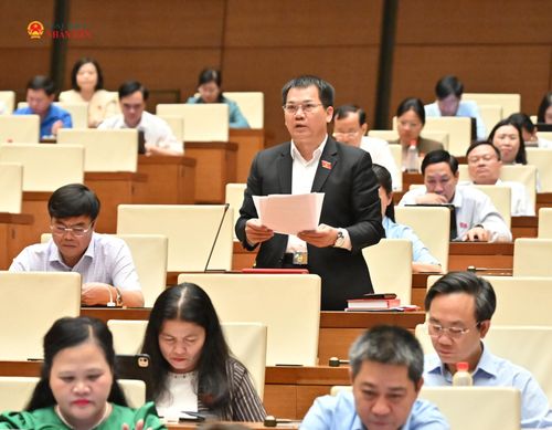 ĐBQH Dương Khắc Mai (Lâm Đồng) phát biểu. Ảnh: Quang Khánh