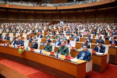 Các đại biểu dự Hội nghị toàn quốc quán triệt, triển khai thực hiện Nghị quyết số 79-NQ/TW và Nghị quyết số 80-NQ/TW của Bộ Chính. Ảnh: Phạm Thắng