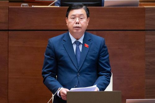 Bộ trưởng Nội vụ Nguyễn Tiến Hải. Ảnh: Media Quốc hội.