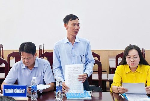 Ông Phạm Trung Kiên, Phó Trưởng phòng Tổng hợp (Sở Tài chính), đề nghị địa phương quan tâm vận động, hỗ trợ thành lập mới doanh nghiệp.