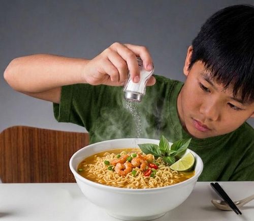 Trẻ có xu hướng ăn mặn dễ gây nguy hiểm cho sức khỏe.