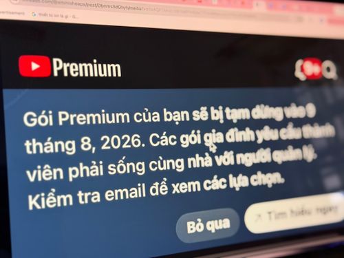 Thông báo ngày càng nhiều người dùng nhận được. Ảnh: Nhật Tường.