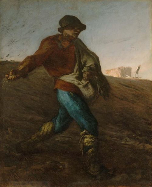 Bức tranh Người gieo hạt của Jean-François Millet được vẽ vào năm 1850. Ảnh: wikipedia. 