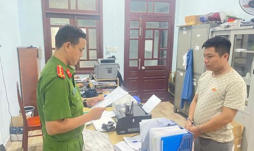 Công an phường An Khê bắt tạm giam đối tượng Trần Văn Thái.