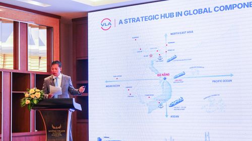 Ông Nguyễn Duy Minh, Phó Chủ tịch Hiệp hội Doanh nghiệp dịch vụ logistics Việt Nam phát biểu tại tọa đàm. Ảnh: XUÂN QUỲNH