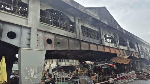 Hiện trường khu chợ Biên Hòa sau khi bị cháy
