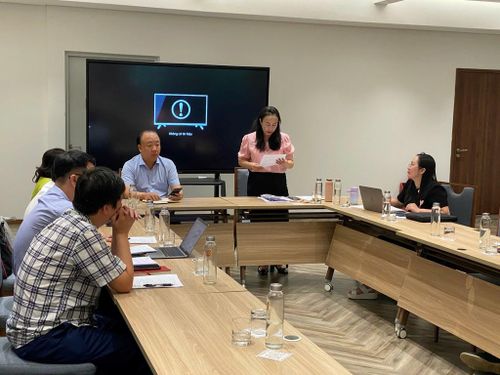 Bà Lê Thị Hoàng Thanh, Phó Cục trưởng Cục Pháp luật dân sự - kinh tế, Bộ Tư pháp đánh giá cao việc chuẩn bị hồ sơ dự án Luật của Bộ Công Thương