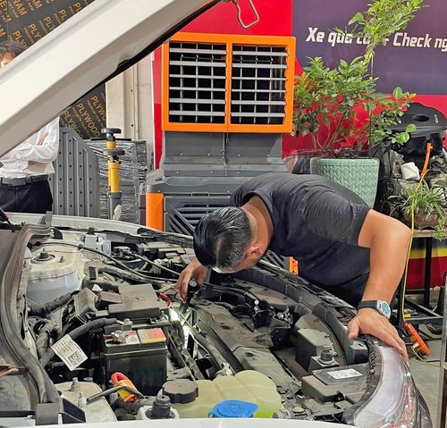 Một chiếc xe được cơ sở Car Check kiểm tra kỹ trước khi mua bán. Ảnh Car Check.