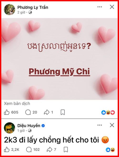 Phương Ly và Pháo cũng đứng ngồi không yên khi Phương Mỹ Chi "lấy chồng".