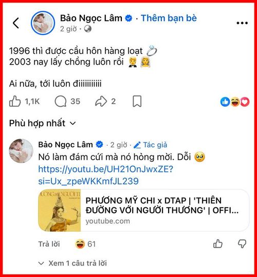 Lâm Bảo Ngọc cũng không nằm ngoài sự thích thú dành cho sản phẩm mới của Phương Mỹ Chi.