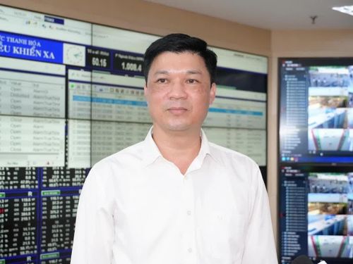 Ông Hoàng Đức Hậu, Phó Giám đốc Công ty Điện lực Thanh Hóa chia sẻ về giải pháp bảo đảm an toàn điện cho Nhân dân.