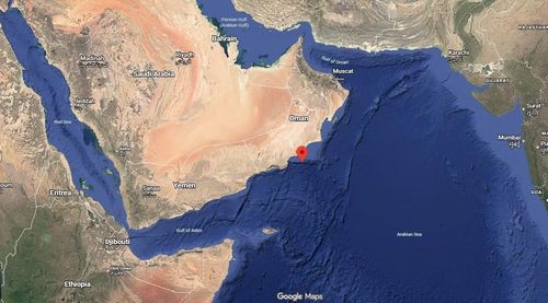 Vị trí tàu Caroline Bezengi. Đồ họa: GoogleMaps