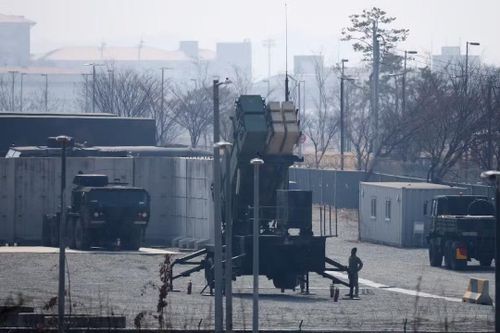 Một bệ phóng tên lửa Patriot do Mỹ sản xuất. Ảnh: Reuters