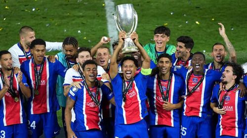 Paris Saint Germain lần thứ hai liên tếp vô địch Siêu Cúp châu Âu. Ảnh: UEFA