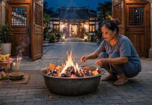 Cúng cô hồn là một nghi thức được nhắc đến vào tháng 7 âm. Ảnh internet