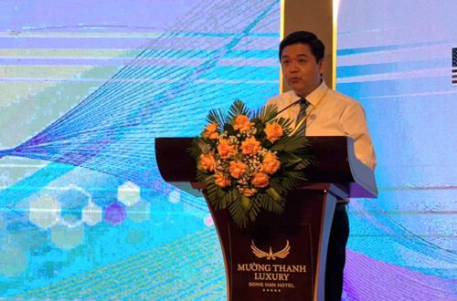 ThS.BS Võ Hải Sơn, Phó Cục trưởng Cục Phòng bệnh, phát biểu tại hội nghị. Ảnh: Bích Vân.