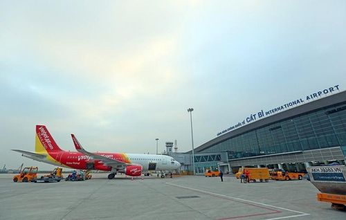 Từ đầu năm đến nay, sân bay Cát Bi đã 2 lần bị ảnh hưởng bởi diều sáo. Ảnh: CAAV.