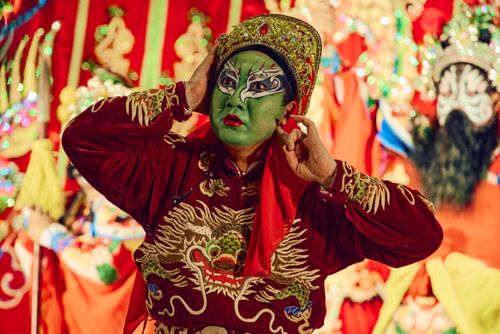 Diễn viên thủ vai Khương Linh Tá trong trích đoạn "Ôn Đình chém Tá".