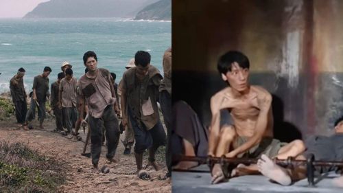 Hình ảnh những người tù Côn Đảo được tái hiện trong phim “Thanh âm vượt đại dương”