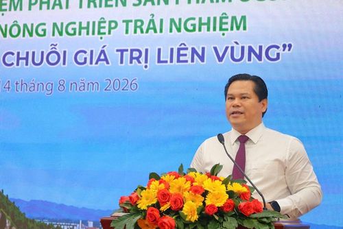 Phó Chủ tịch UBND tỉnh Quảng Ngãi Trần Phước Hiền phát biểu