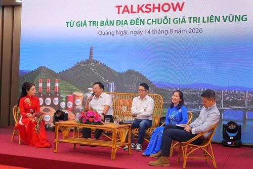 Chương trình talkshow “Từ giá trị bản địa đến chuỗi giá trị liên vùng”