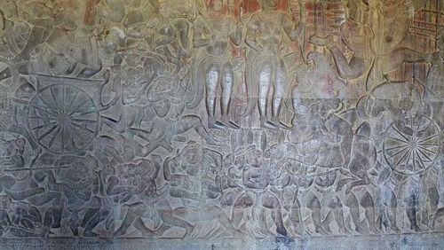 Phù điêu miêu tả sử thi Ramayana. (Nguồn: Lãnh sự quán Ấn Độ tại Thành phố Hồ Chí Minh)