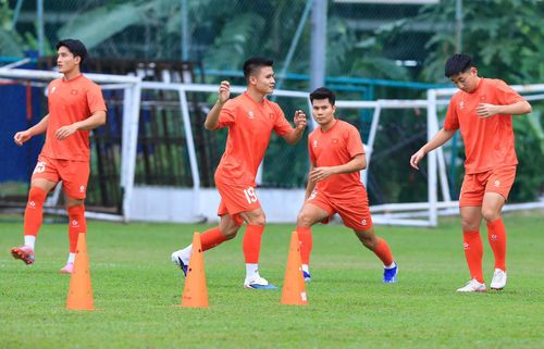 Quang Hải và các đồng đội có tinh thần rất thoải mái, tự tin.