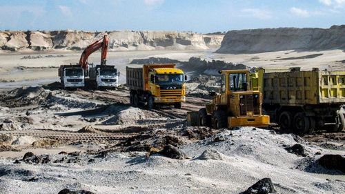 Một góc dự án mỏ sắt Thạch Khê. Ảnh: hatinh.gov.vn