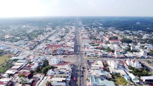 Một góc đô thị phường Chơn Thành, thành phố Đồng Nai.