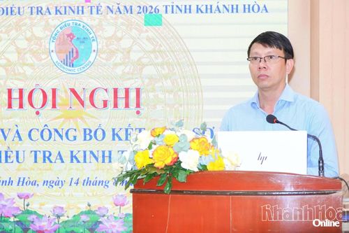Đồng chí Nguyễn Thanh Hà phát biểu tại hội nghị.