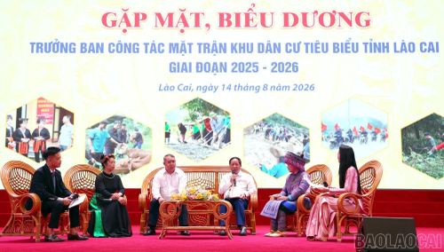 Các điển hình tiên tiến giao lưu, chia sẻ kinh nghiệm.