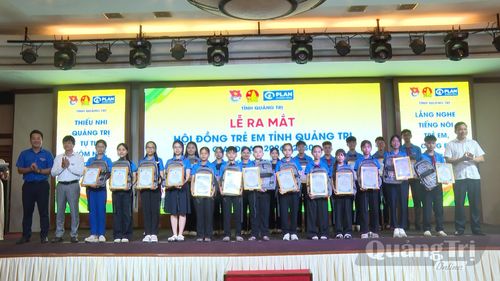 Ra mắt Hội đồng Trẻ em tỉnh, giai đoạn 2026-2030 - Ảnh: K.H