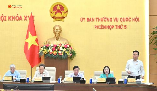 Phó Chủ tịch Quốc hội Nguyễn Hồng Diên điều hành phiên họp