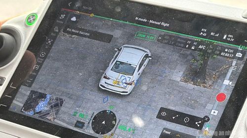 Với khoảng cách zoom rất xa mà vẫn giữ nguyên chi tiết ảnh, UAV hỗ trợ rất nhiều cho lực lượng Công an.