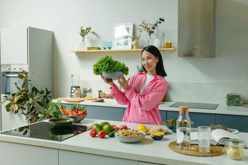 Ăn chay phù hợp mang lại nhiều lợi ích về sức khỏe. Ảnh minh họa: pexels.