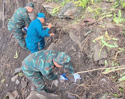 Thực địa nơi Đội tìm kiếm, quy tập hài cốt liệt sĩ tại điểm cao 685 là những sườn núi cheo leo
