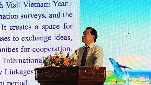 Ông Hà Văn Siêu phát biểu tại sự kiện. (Ảnh: PHÚC THẮNG)