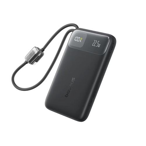 3. Nếu ưu tiên sự nhỏ gọn, Baseus EnerFill FC11 với dung lượng 10.000mAh, trọng lượng 363g, hai cáp USB-C tích hợp và công suất tối đa 45W sẽ phù hợp hơn cho nhu cầu duy trì năng lượng smartphone trong những ngày phải ra ngoài lâu.