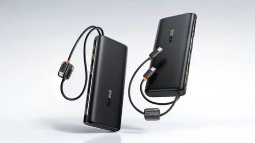 2. Baseus EnerFill FC41 cũng sở hữu dung lượng 25.000mAh nhưng có giá dễ tiếp cận hơn, khoảng 800.000 đồng, đồng thời đạt tổng công suất 145W và tích hợp hai cáp USB-C bọc vải, trong đó cáp chính hỗ trợ tới 140W.