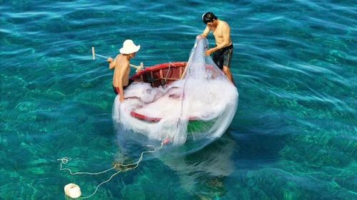 Nghề đánh cá của cư dân Lý Sơn (ảnh Vân Anh)